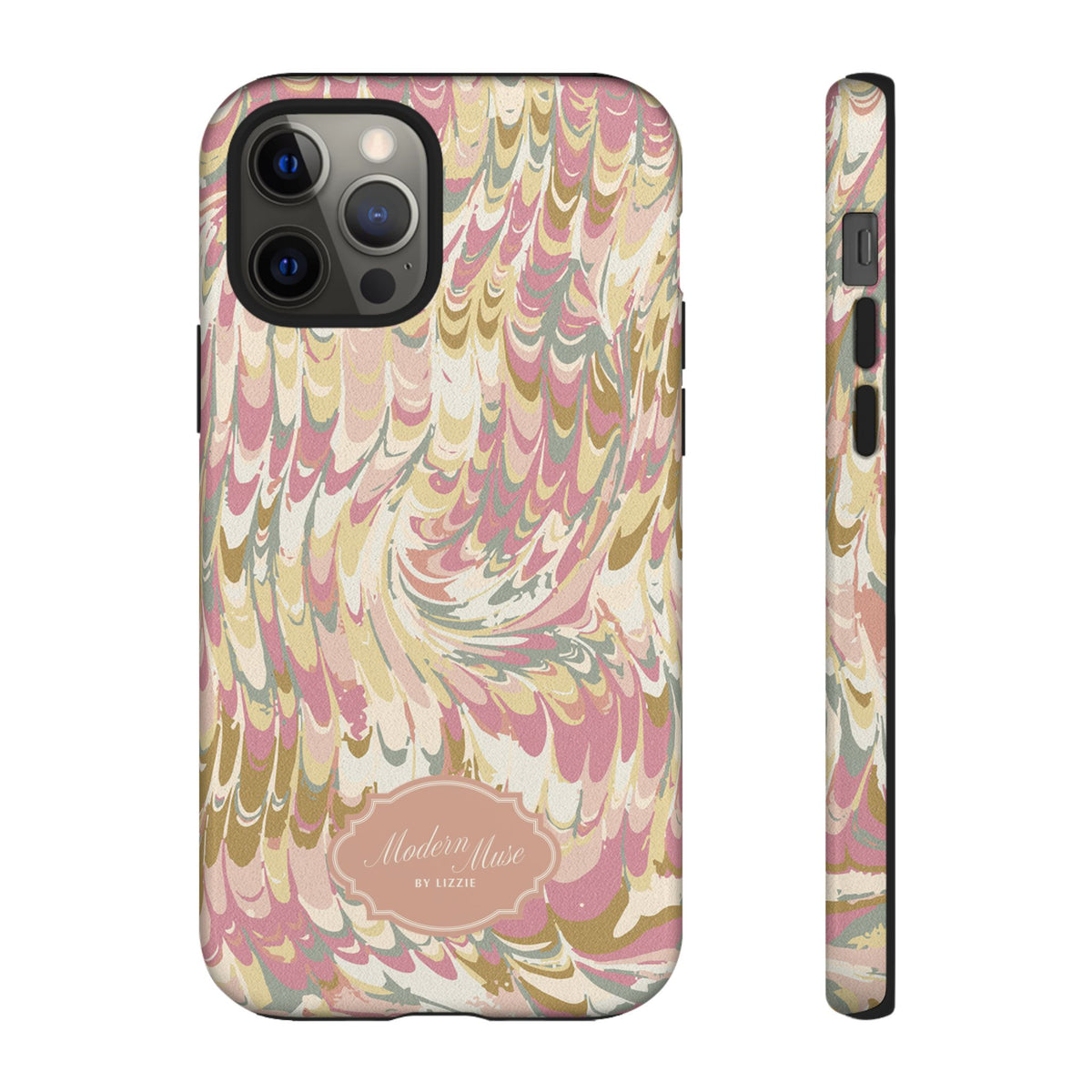 Peachy Italian Marble Phone Case