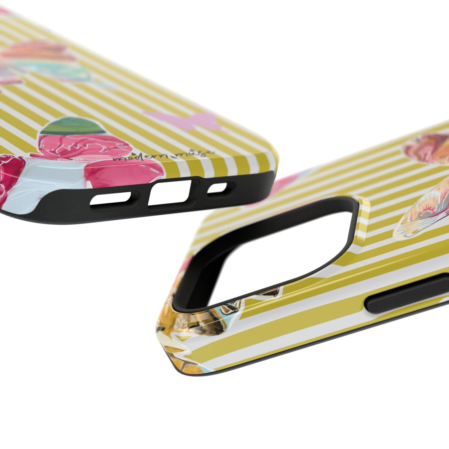 Stripe Butterfly Phone Case