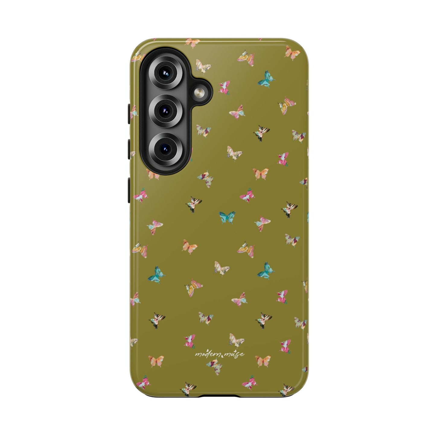 Mini Butterflies Chartreuse Phone Case