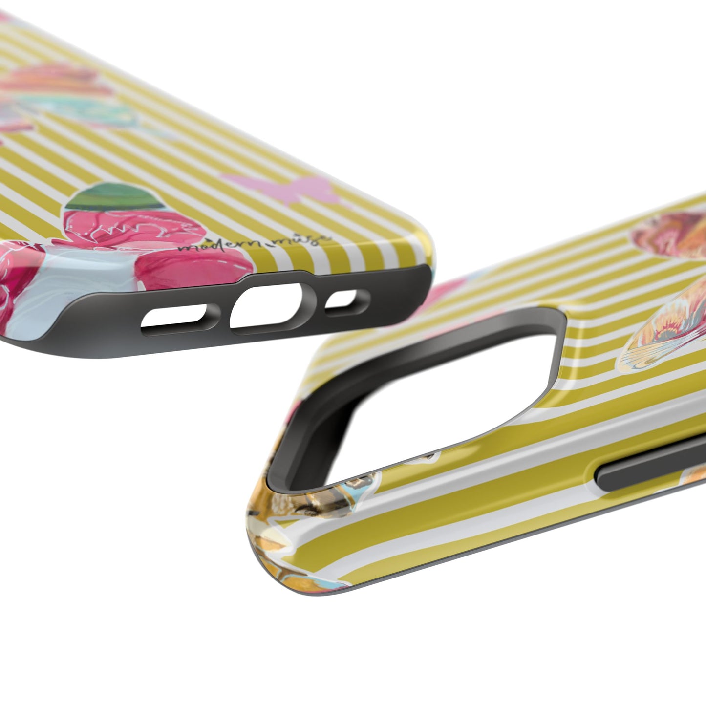 Stripe Butterfly Phone Case