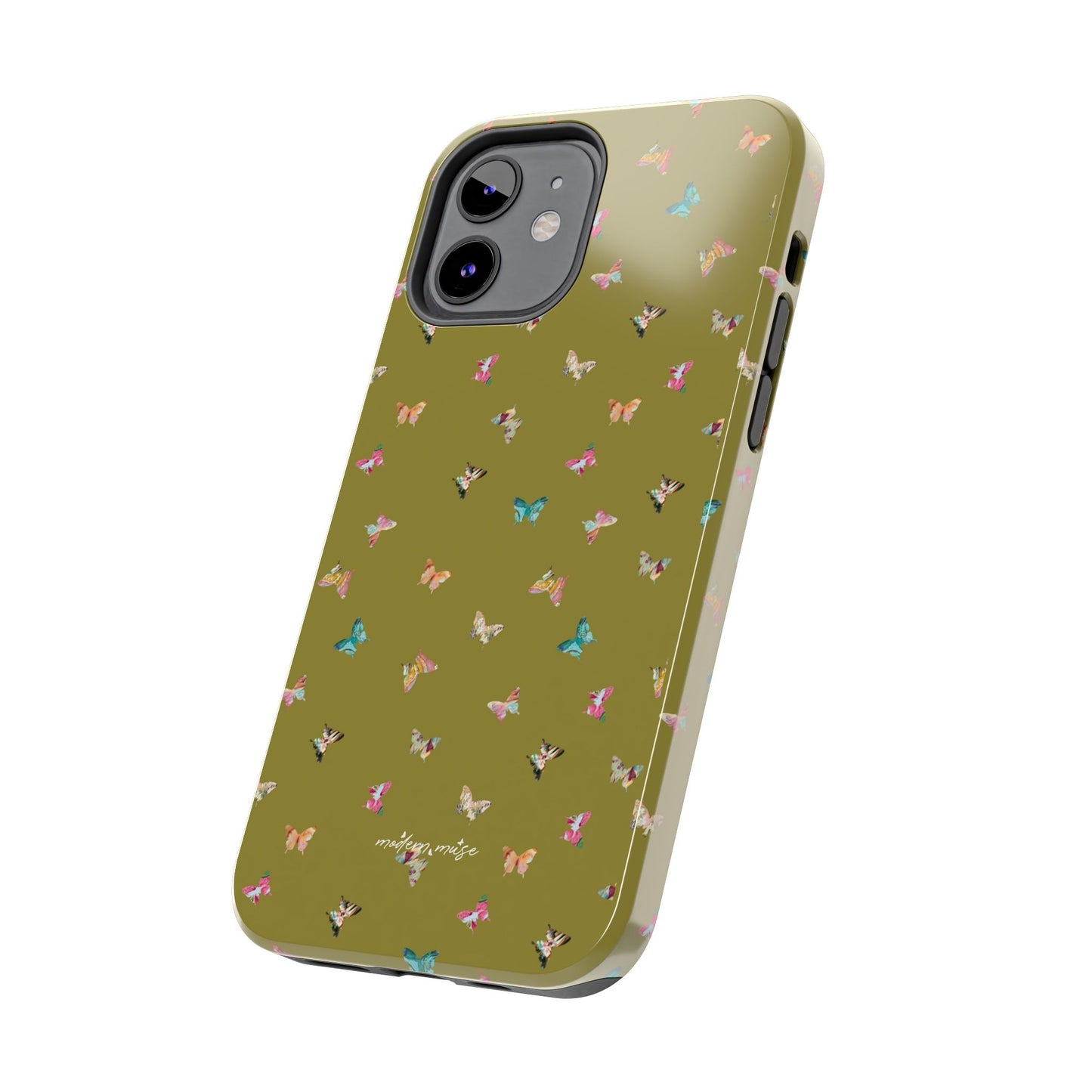 Mini Butterflies Chartreuse Phone Case
