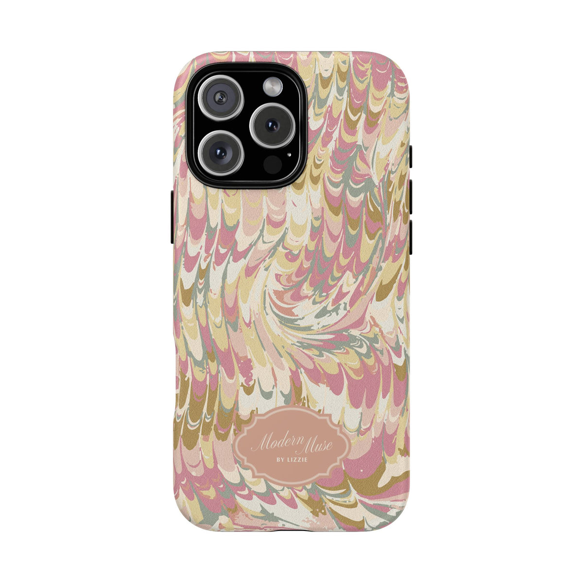 Peachy Italian Marble Phone Case