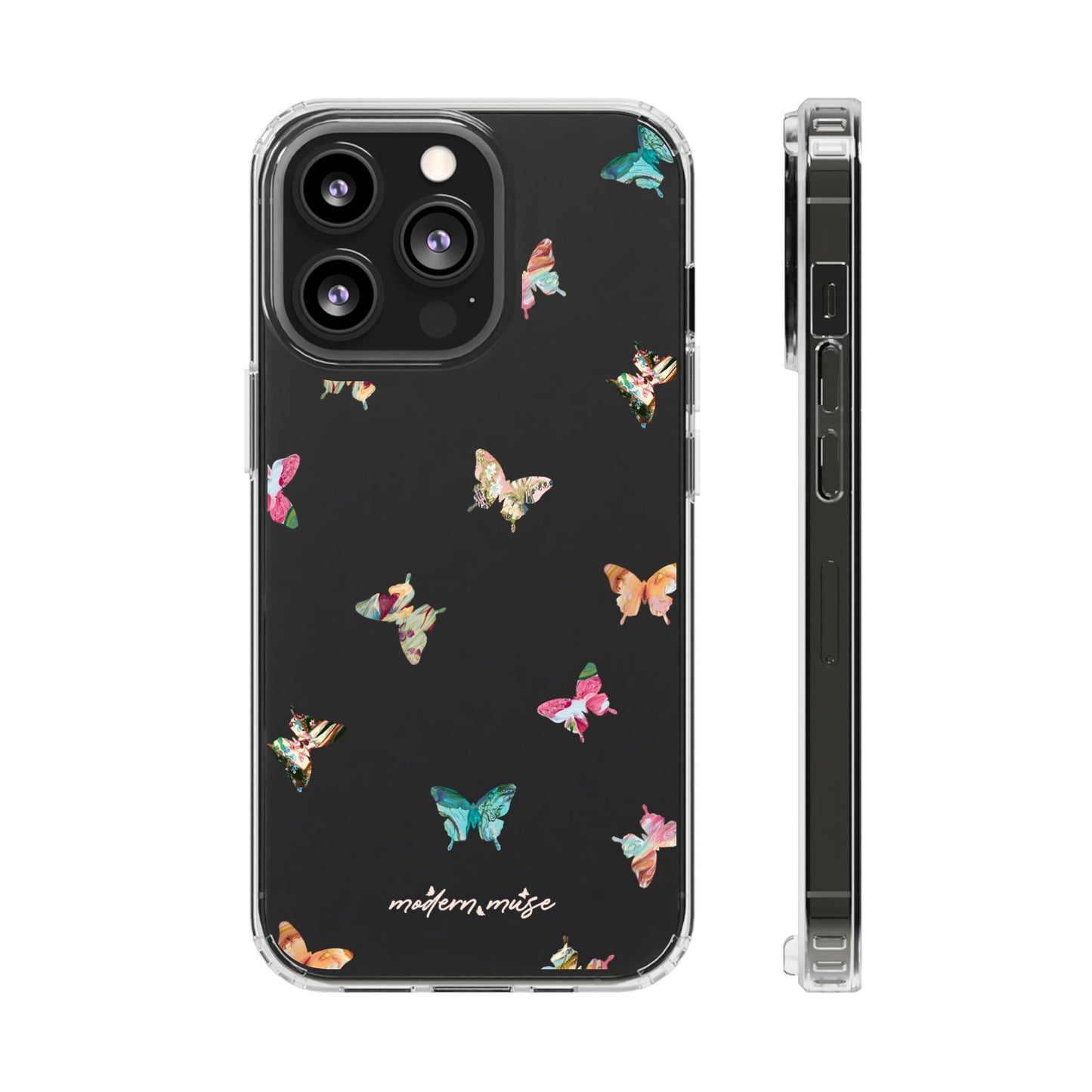 Clear Mini Butterflies Phone Case