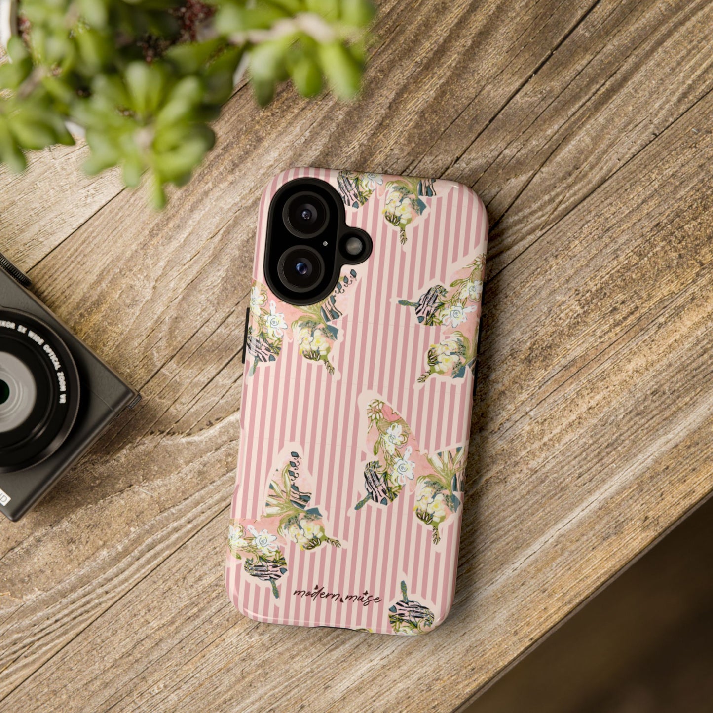 Vintage Rose Butterflyy Phone Case