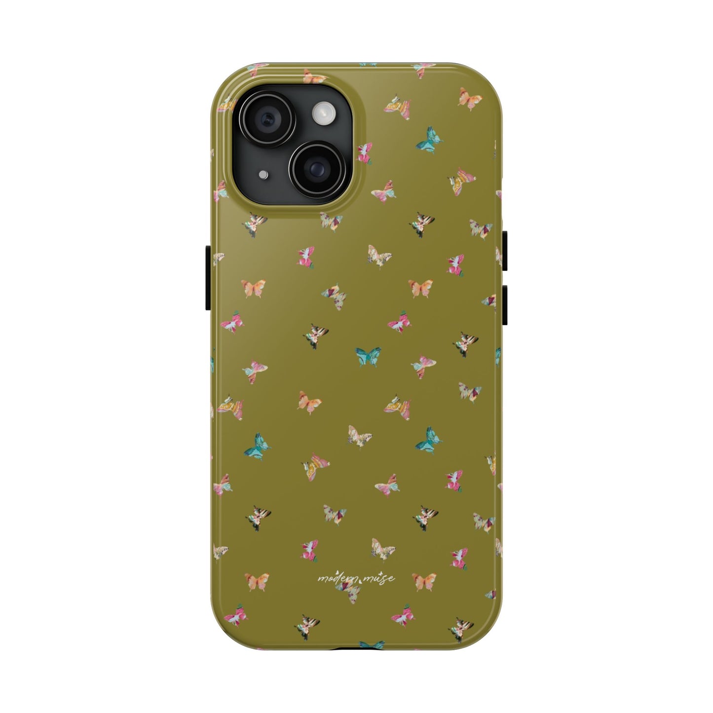 Mini Butterflies Chartreuse Phone Case