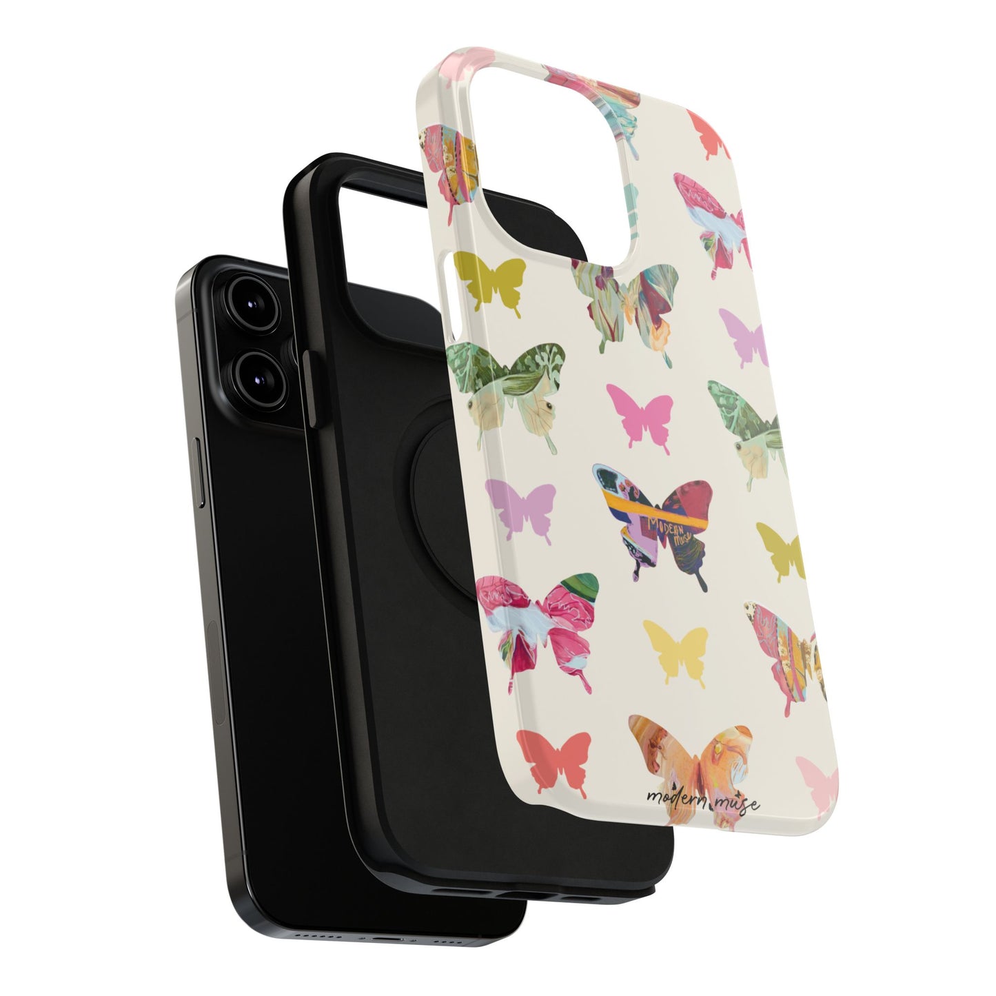 Monochromatic Butterfly Phone Case