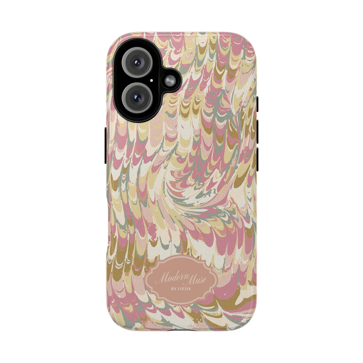 Peachy Italian Marble Phone Case