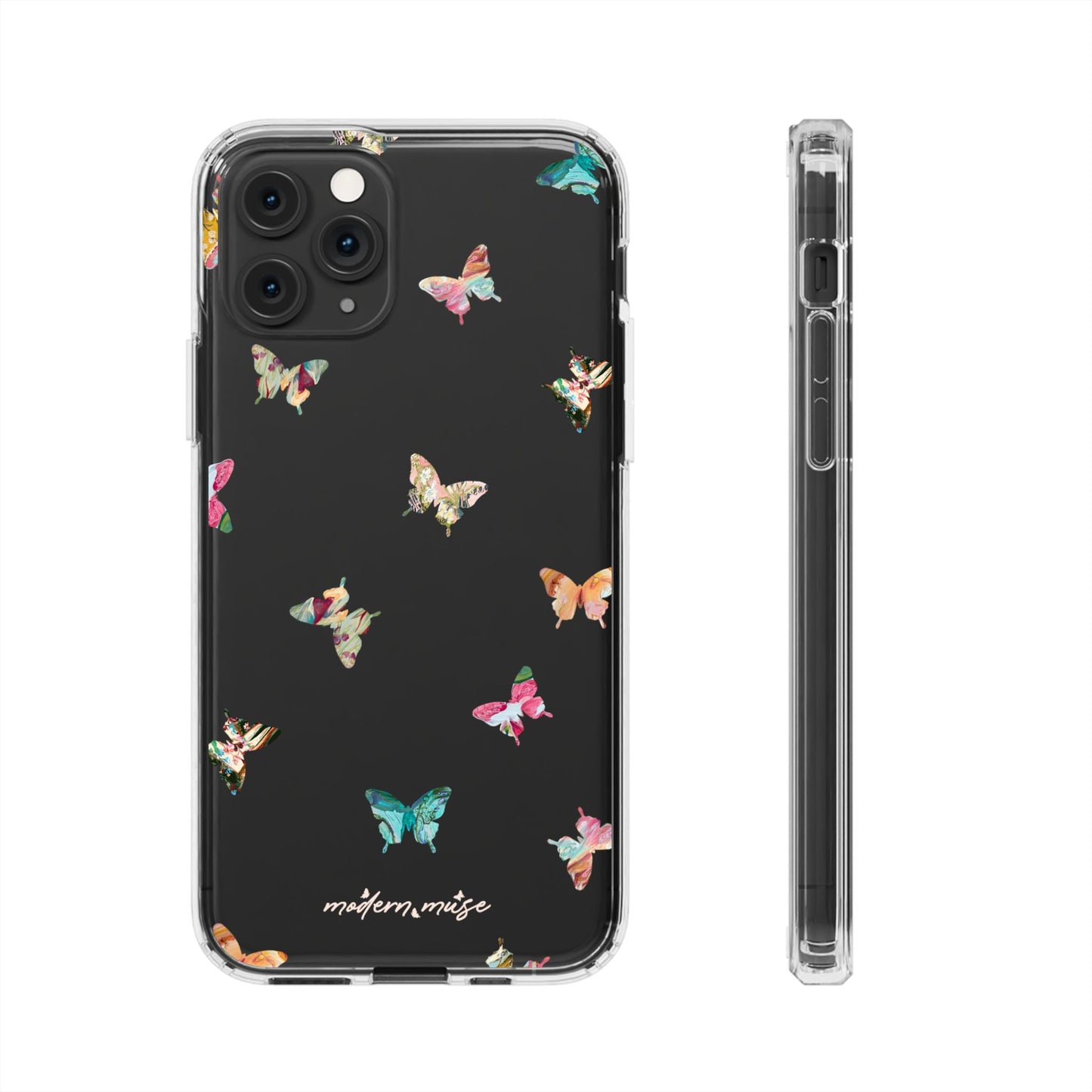 Clear Mini Butterflies Phone Case