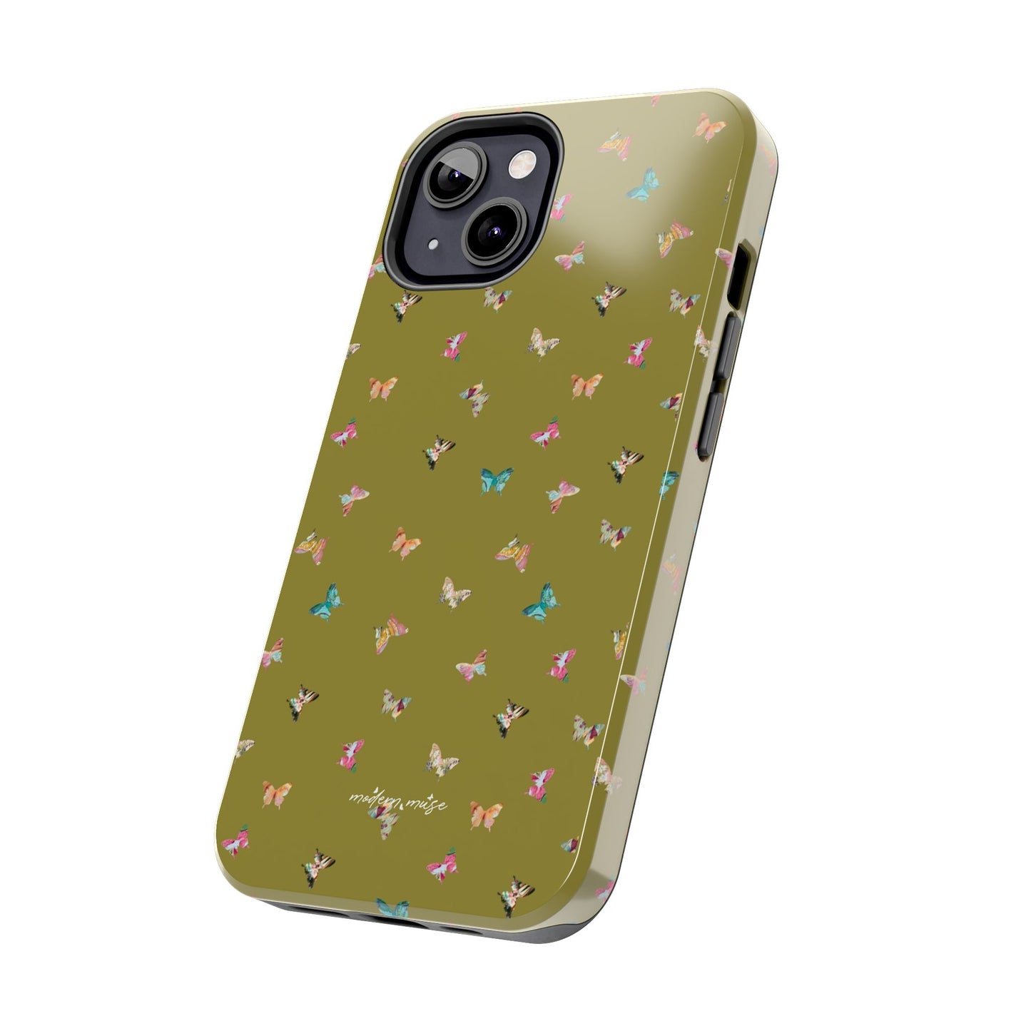 Mini Butterflies Chartreuse Phone Case