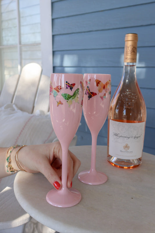 Valentine's Day Champagne Flute